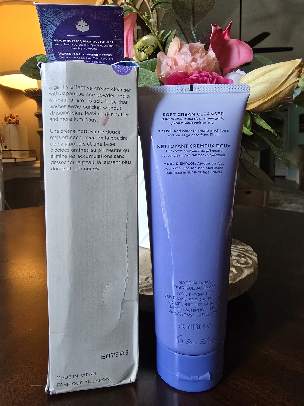 Tatcha The Rice Wash BIGGU SIZE 240ml/8floz NIB - Picture 2 of 7